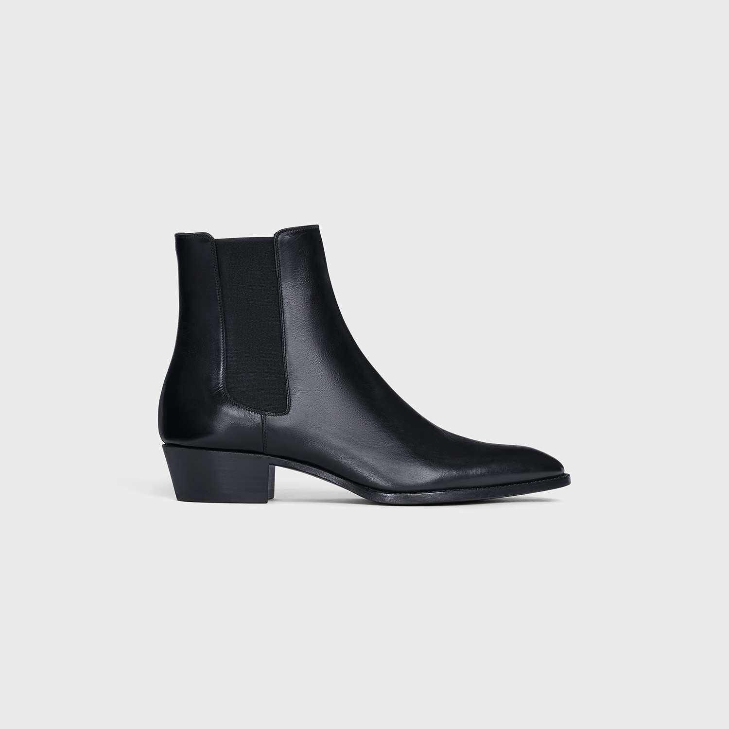 346593174C.38NO_CELINE DRUGSTORE CHELSEA BOOT IN SHINY CALFSKIN BLACK