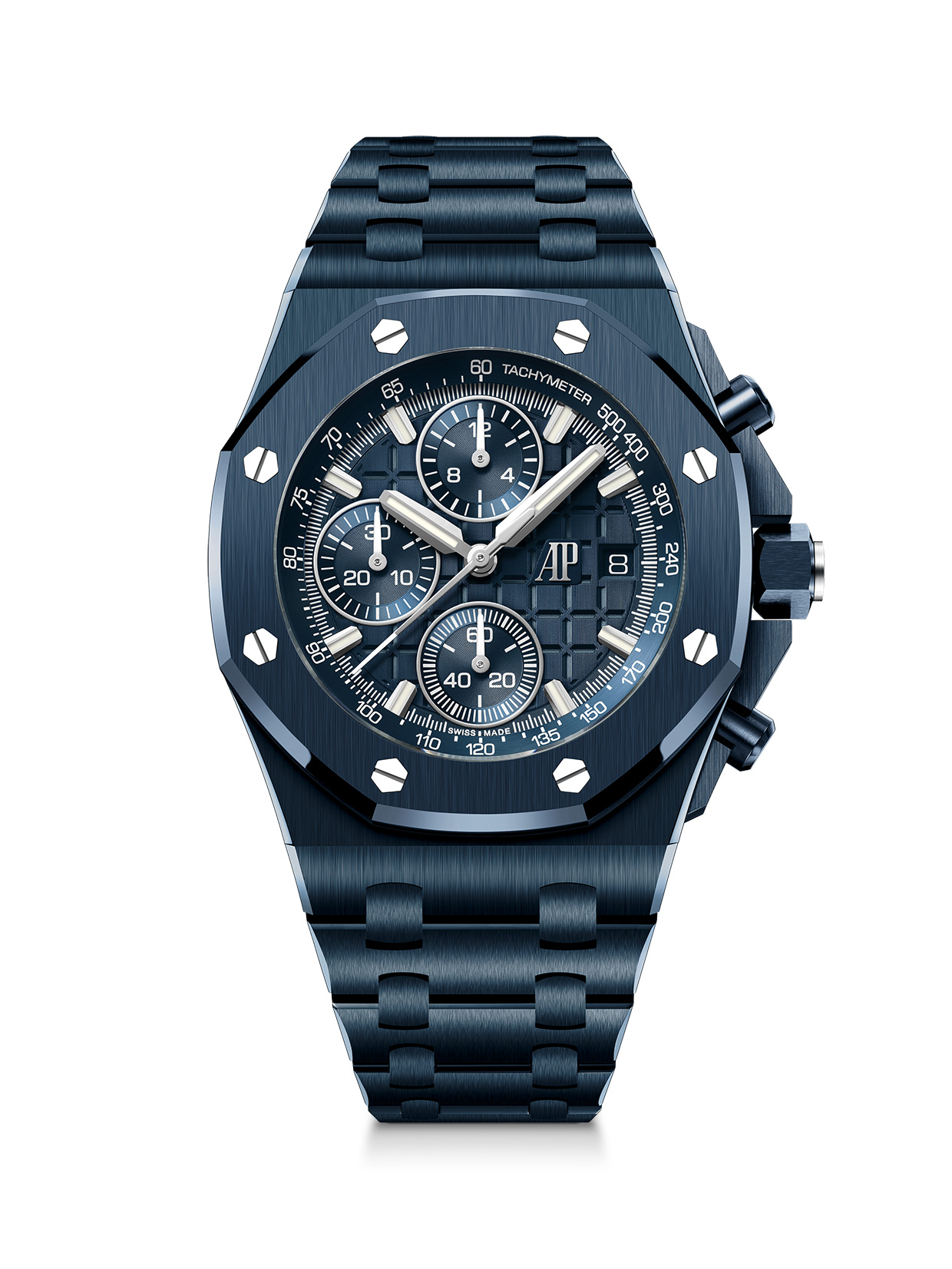 TTPM97_Royal Oak Offshore Selfwinding Chronograph in “Bleu Nuit, Nuage 50” ceramic