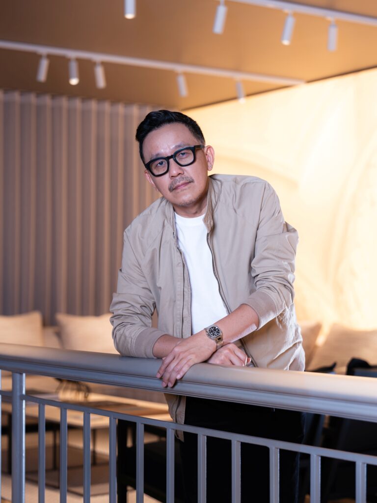 Film director Sim F sports the BR-05 36 mm with black dial