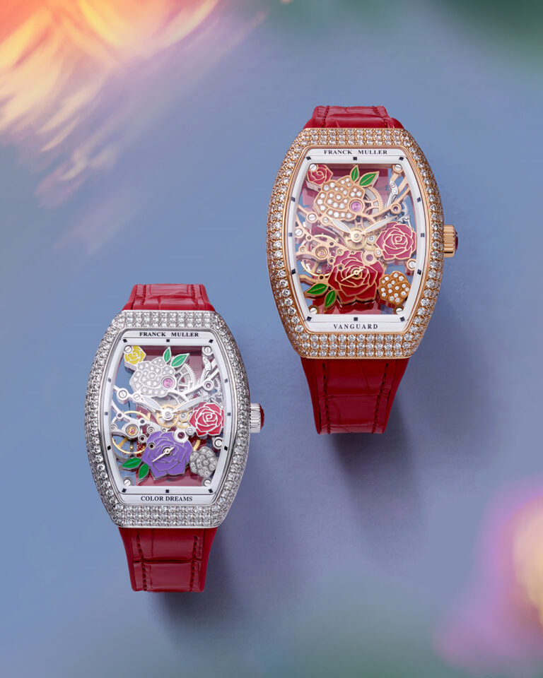 The Vanguard Rose Skeleton is the culmination of Franck Muller’s journey in skeletonisation